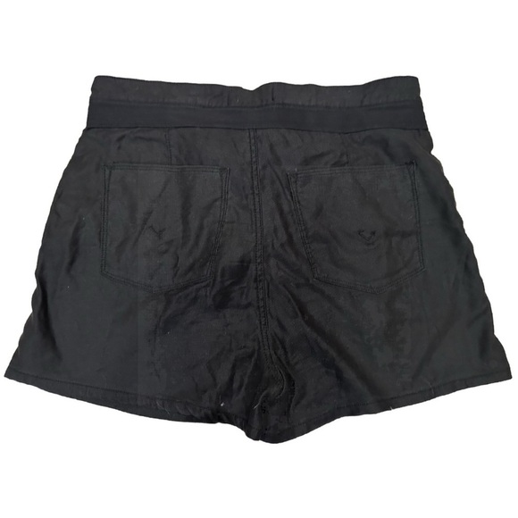 Hudson Women’s Paper Bag Shorts In Black‎ Beauty Size 26 - Picture 2 of 6